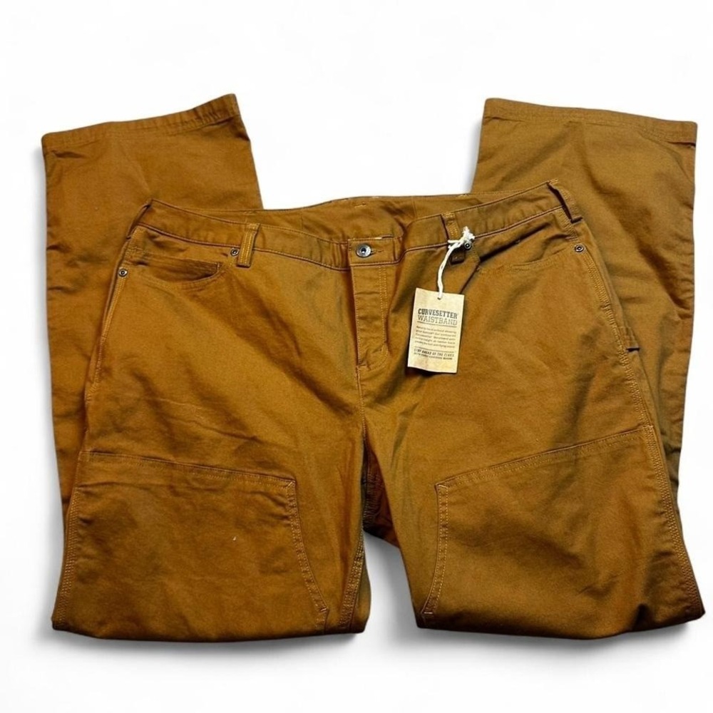 Duluth trading company curvesetter‎ double knee women's pants size 20x33 NWT